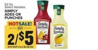 Food Lion Simply Ades Or Punches offer