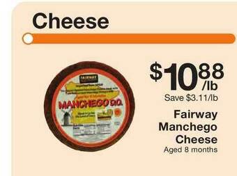 Fairway Store Market Fairway Manchego Cheese offer