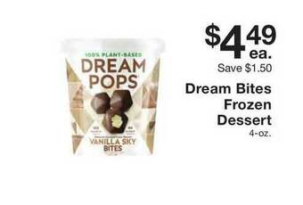 Fairway Store Market Dream Bites Frozen Dessert 4-Oz offer