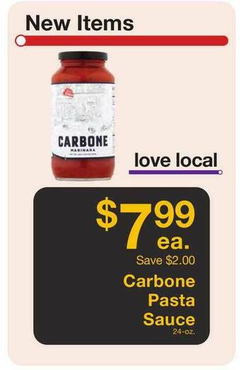 Fairway Store Market Carbone Pasta Sauce offer