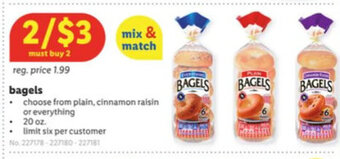 Lidl bagels offer