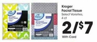 Kroger Kroger Facial Tissue offer