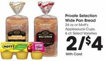Kroger Private Selection Wide Pan Bread offer