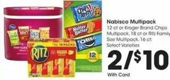 Kroger Nabisco Multipack offer