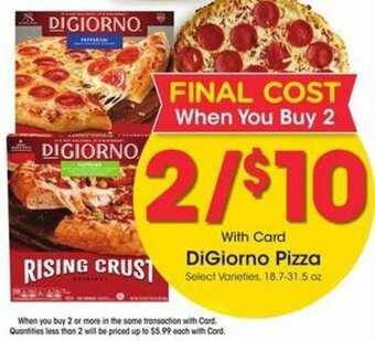 Kroger DiGiorno Pizza 18.7-31.5 oz offer