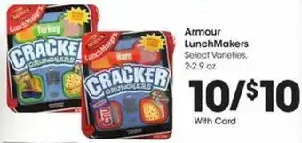 Kroger Armour Lunch Makers 2-2.9 oz offer