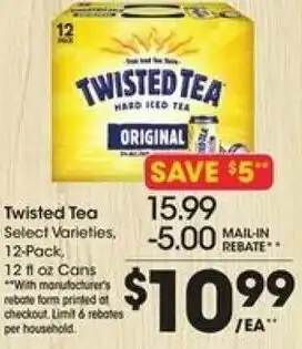 Kroger Twisted Tea offer