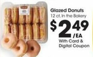 Kroger Glazed Donuts offer