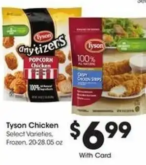 Kroger Tyson Chicken 20-28.05 oz offer