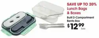 Built 2-Compartment Bento Box
