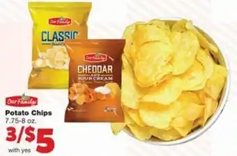 Family Fare Potato Chips 7.75-8 oz offer