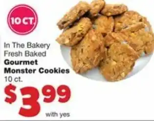 Family Fare Gourmet Monster Cookies offer