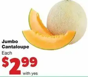 Family Fare Jumbo Cantaloupe offer