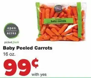 Family Fare Baby Peeled Carrots 16 oz offer