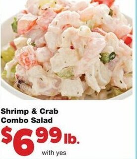 Family Fare Shrimp & Crab Combo Salad offer