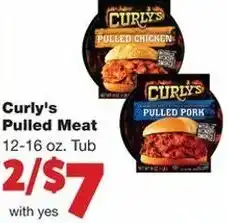 Family Fare Curly's Pulled Meat 12-16 oz offer