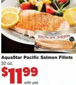 Family Fare AquaStar Pacific Salmon Fillets 32 oz offer