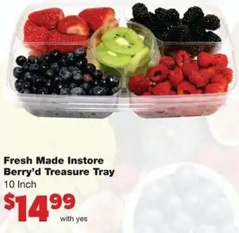 Family Fare Fresh Made Instore Berry'd Treasure Tray offer