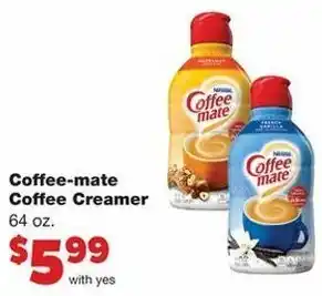 Family Fare Coffee-Mate Coffee Creamer 64 oz offer