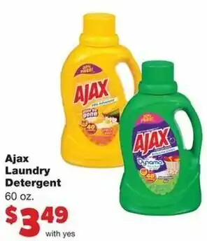Family Fare Ajax Laundry Detergent 60 oz offer