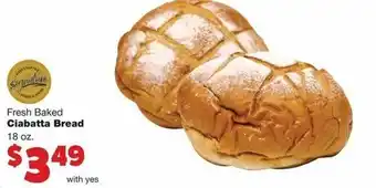 Family Fare Ciabatta Bread offer