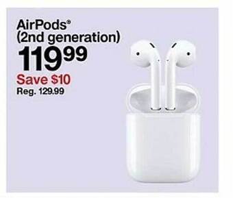 Target Airpods 2nd generation offer