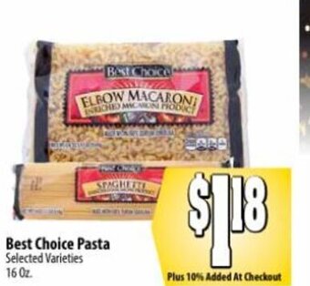 Mac's Market Best Choice Pasta 16 Oz. offer