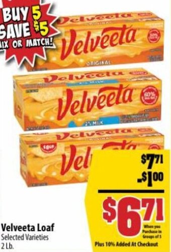 Mac's Market Velveeta Loaf offer