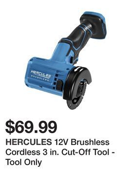 Harbor Freight Tools 12v brushless cordless 3 in. cut-off tool - tool only offer
