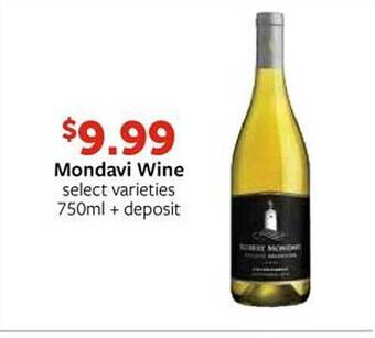 Fareway Mondavi wine offer