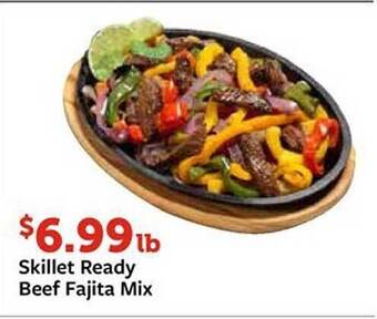 Fareway Skillet ready beef fajita mix offer