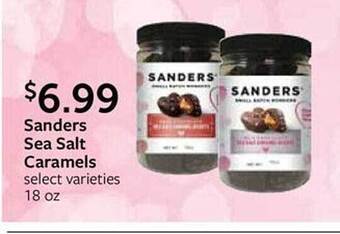 Fareway Sanders sea salt caramels offer