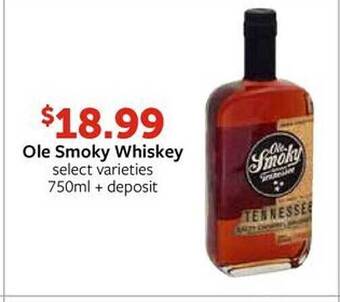 Fareway Ole smoky whiskey offer