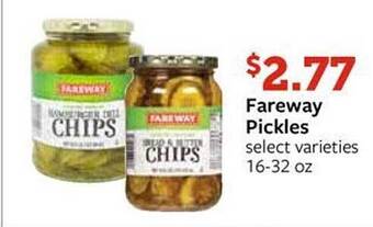 Fareway Fareway pickles offer