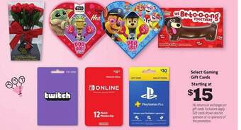 Family Dollar Select gaming gift cards offer