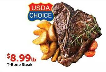 Fareway T-bone steak offer