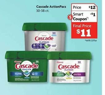Family Dollar Cascade actionpacs offer