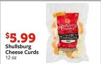 Fareway Shullsburg cheese curds offer