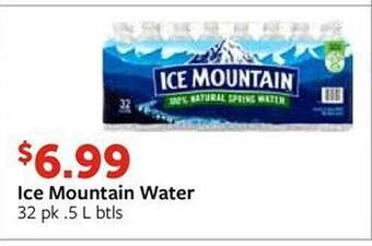 Fareway Ice mountain water offer