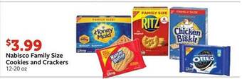 Fareway Nabisco family size cookies and crackers offer