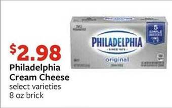 Fareway Philadelphia cream cheese offer