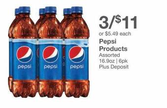 Kinney Drugs Pepsi products offer