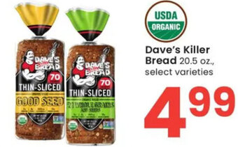 Albertsons Dave's Killer Bread 20.5 oz. offer
