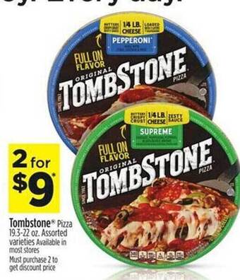 Dollar General Tombstone pizza offer