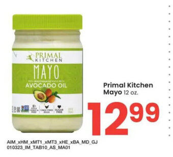 Albertsons Primal Kitchen Mayo 12 oz. offer