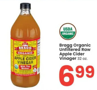 Albertsons Bragg Organic Unfiltered Raw Apple Cider Vinager 32 oz. offer