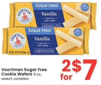 Albertsons Voortman Sugar Free Cookie Wafers 9 oz. offer