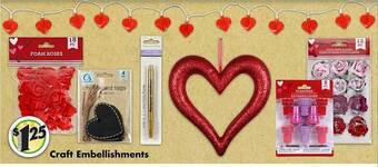 Dollar Tree Craft embellishments offer
