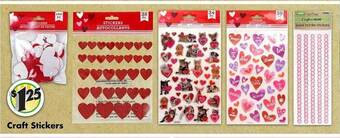 Dollar Tree Craft stickers offer
