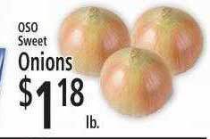 FoodFair Oso sweet onions offer